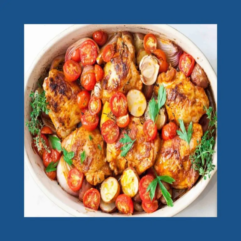 One-Pan Paprika Chicken with Potatoes and Tomatoes