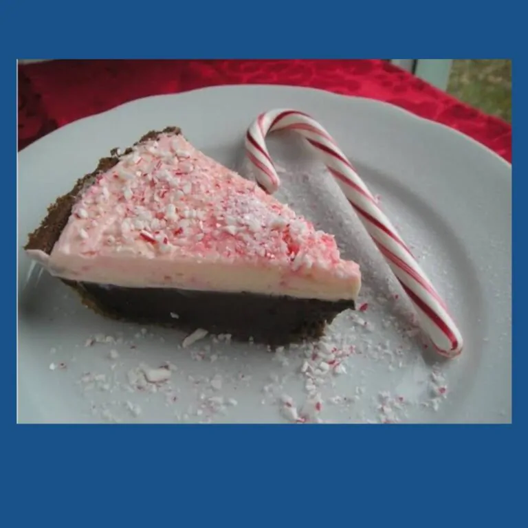 Chocolate Peppermint Pudding Pie